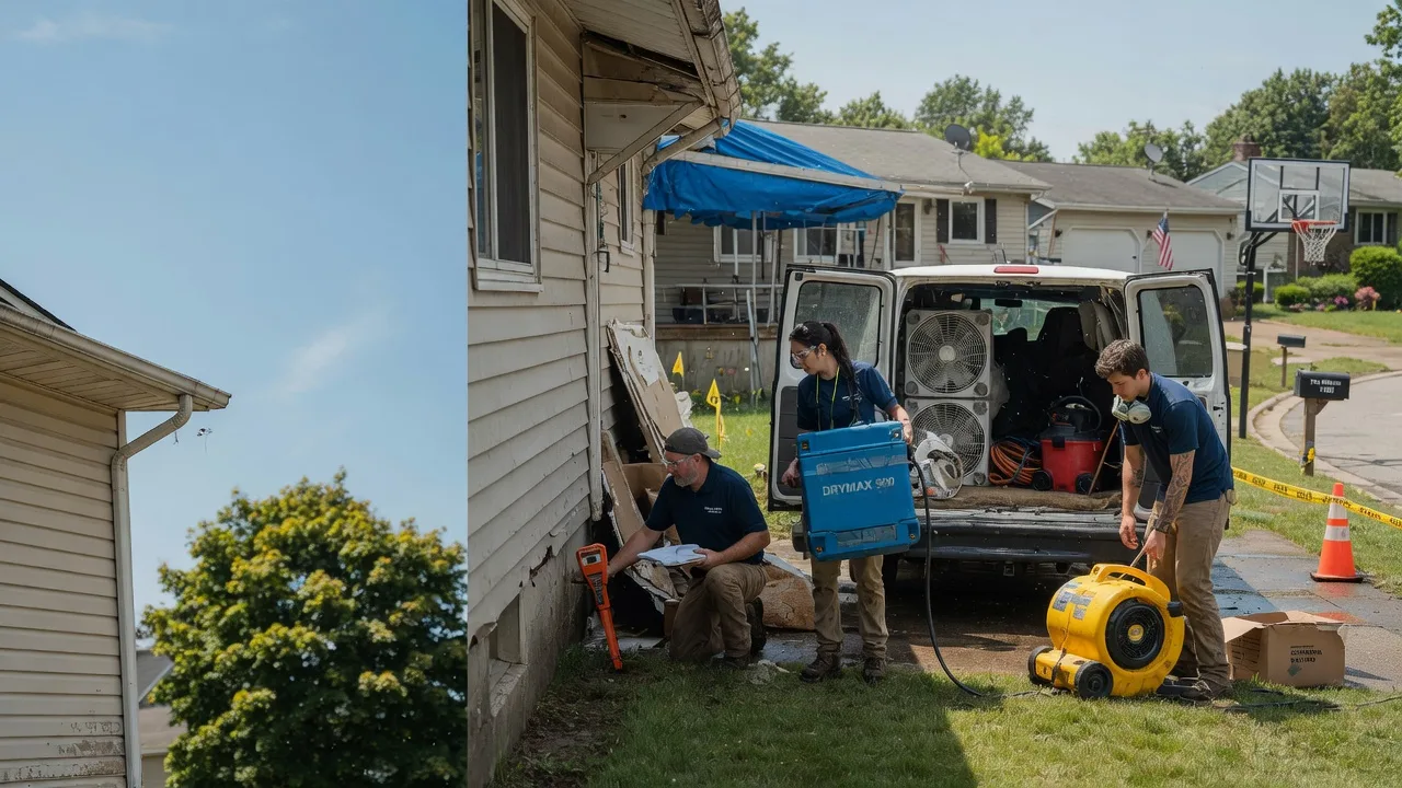Ceiling Leak Cleanup in Reynoldsville, PA near me
